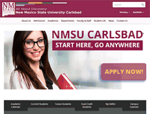 Tablet Screenshot of carlsbad.nmsu.edu