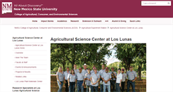 Desktop Screenshot of loslunassc.nmsu.edu