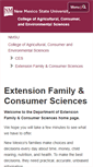 Mobile Screenshot of ehe.nmsu.edu