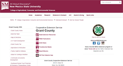 Desktop Screenshot of grantextension.nmsu.edu