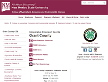 Tablet Screenshot of grantextension.nmsu.edu