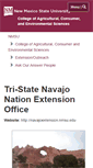 Mobile Screenshot of navajoextension.nmsu.edu