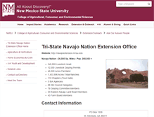 Tablet Screenshot of navajoextension.nmsu.edu