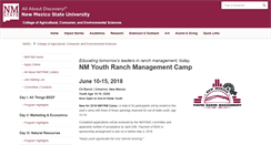 Desktop Screenshot of nmyrm.nmsu.edu