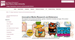 Desktop Screenshot of learninggames.nmsu.edu