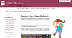 Desktop Screenshot of handwashing.nmsu.edu