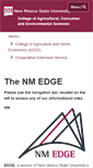 Mobile Screenshot of nmedge.nmsu.edu