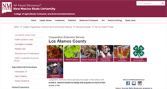 Desktop Screenshot of losalamosextension.nmsu.edu