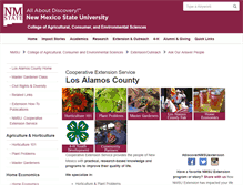 Tablet Screenshot of losalamosextension.nmsu.edu