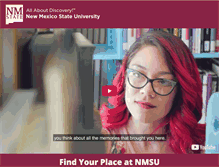 Tablet Screenshot of go.nmsu.edu