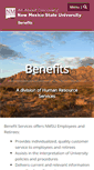 Mobile Screenshot of benefits.nmsu.edu