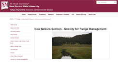 Desktop Screenshot of nmsrm.nmsu.edu