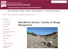 Tablet Screenshot of nmsrm.nmsu.edu