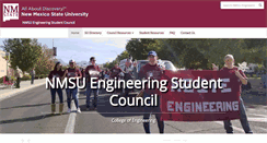 Desktop Screenshot of ecouncil.nmsu.edu