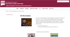 Desktop Screenshot of elhermitano.nmsu.edu