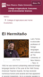 Mobile Screenshot of elhermitano.nmsu.edu