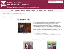 Tablet Screenshot of elhermitano.nmsu.edu