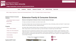 Desktop Screenshot of efcs.nmsu.edu