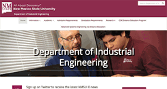 Desktop Screenshot of ie.nmsu.edu