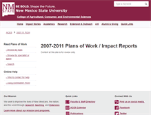 Tablet Screenshot of pow.nmsu.edu