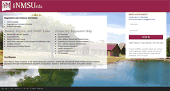 Desktop Screenshot of my.nmsu.edu