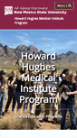 Mobile Screenshot of hhmi.nmsu.edu