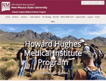 Tablet Screenshot of hhmi.nmsu.edu