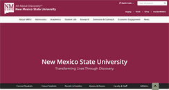 Desktop Screenshot of nmsu.edu