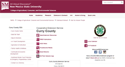 Desktop Screenshot of curryextension.nmsu.edu
