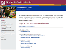 Tablet Screenshot of medios.nmsu.edu