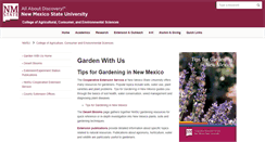 Desktop Screenshot of gardenwithus.nmsu.edu