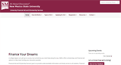 Desktop Screenshot of fa.nmsu.edu