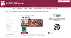 Desktop Screenshot of leaextension.nmsu.edu