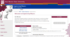 Desktop Screenshot of engineeringphysics.nmsu.edu