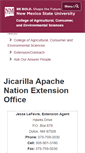 Mobile Screenshot of jicarillaextension.nmsu.edu