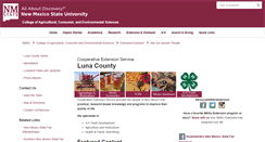 Desktop Screenshot of lunaextension.nmsu.edu