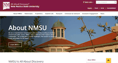 Desktop Screenshot of about.nmsu.edu