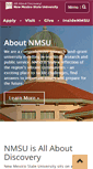 Mobile Screenshot of about.nmsu.edu