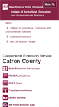 Mobile Screenshot of catronextension.nmsu.edu