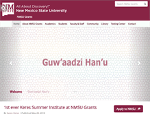 Tablet Screenshot of grants.nmsu.edu
