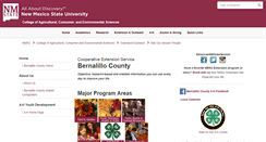 Desktop Screenshot of bernalilloextension.nmsu.edu